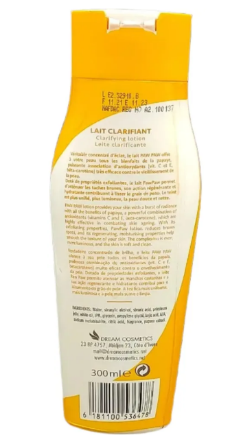 Paw Paw Clarifying Body Lotion 500ml or 16.9oz(Pack of 2)